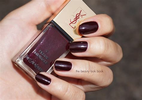 ysl prune minimale|ysl la laque nail varnish.